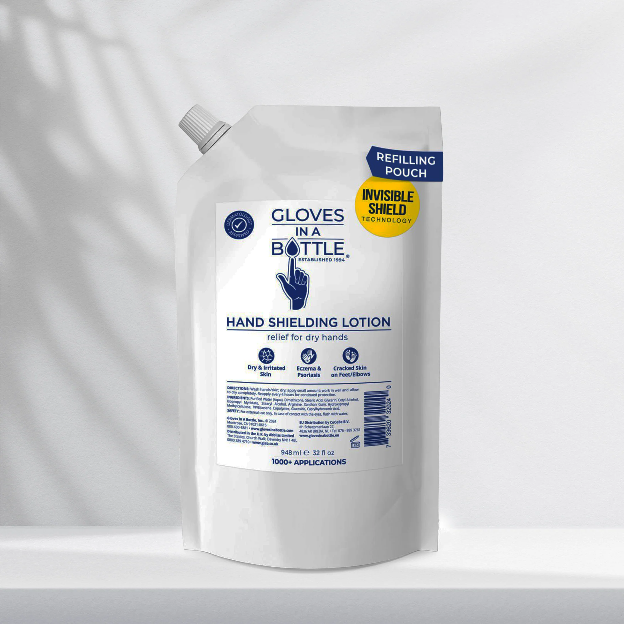 Gloves In A Bottle Shielding Lotion 32 Oz Refill Pouch - Image 8