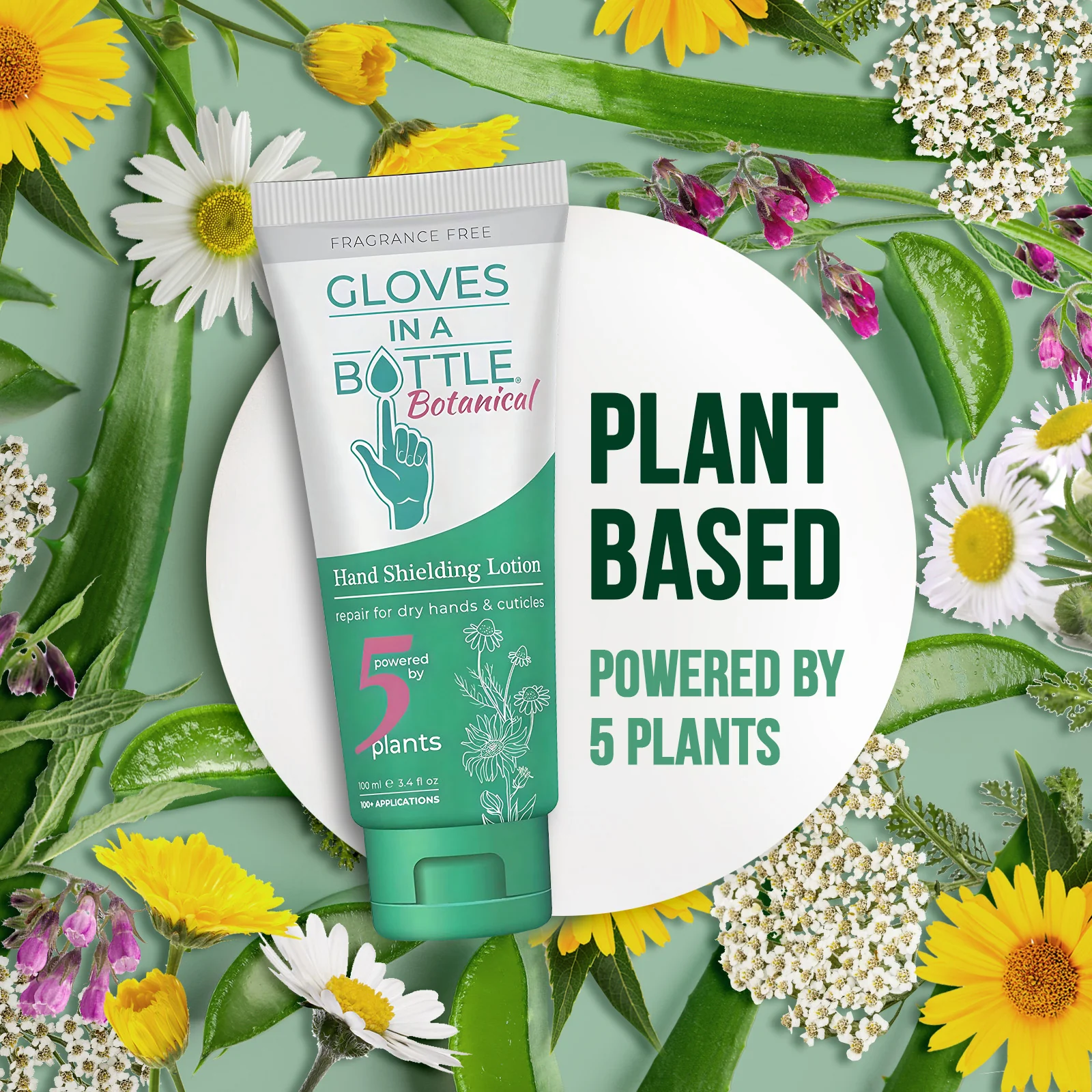 Gloves In A Bottle Hand Shielding Lotion Botanical, 12 Pack - Image 3