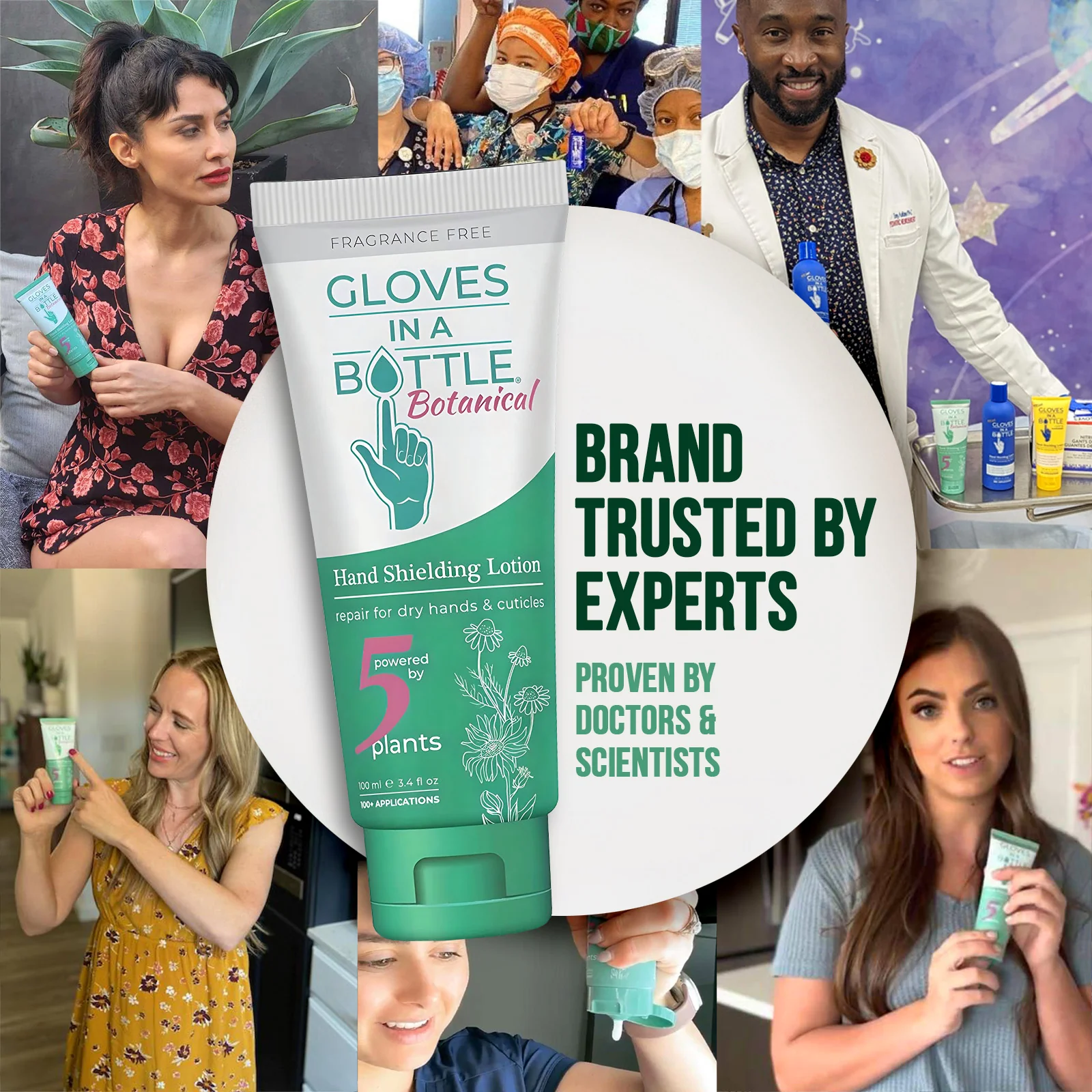 Gloves In A Bottle Hand Shielding Lotion Botanical, 6 Pack - Image 6