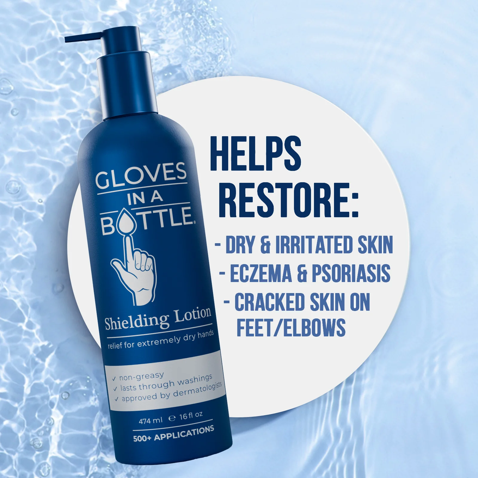 Gloves In A Bottle Shielding Lotion 16 Oz Bottle 2 Pack - Image 6