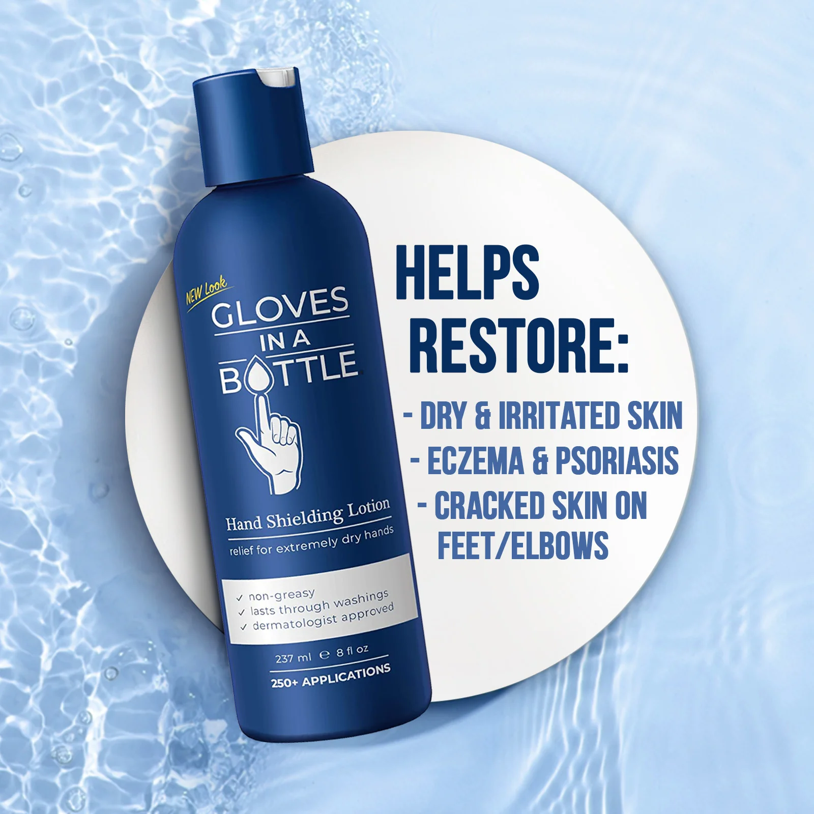 Gloves In A Bottle Shielding Lotion 3 pack 8 Oz Bottle with a New Pump - Image 7