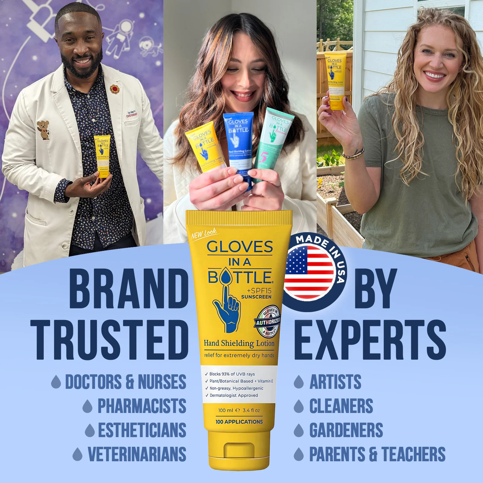 Gloves In A Bottle Hand Shielding Lotion with SPF and Regular - Image 5