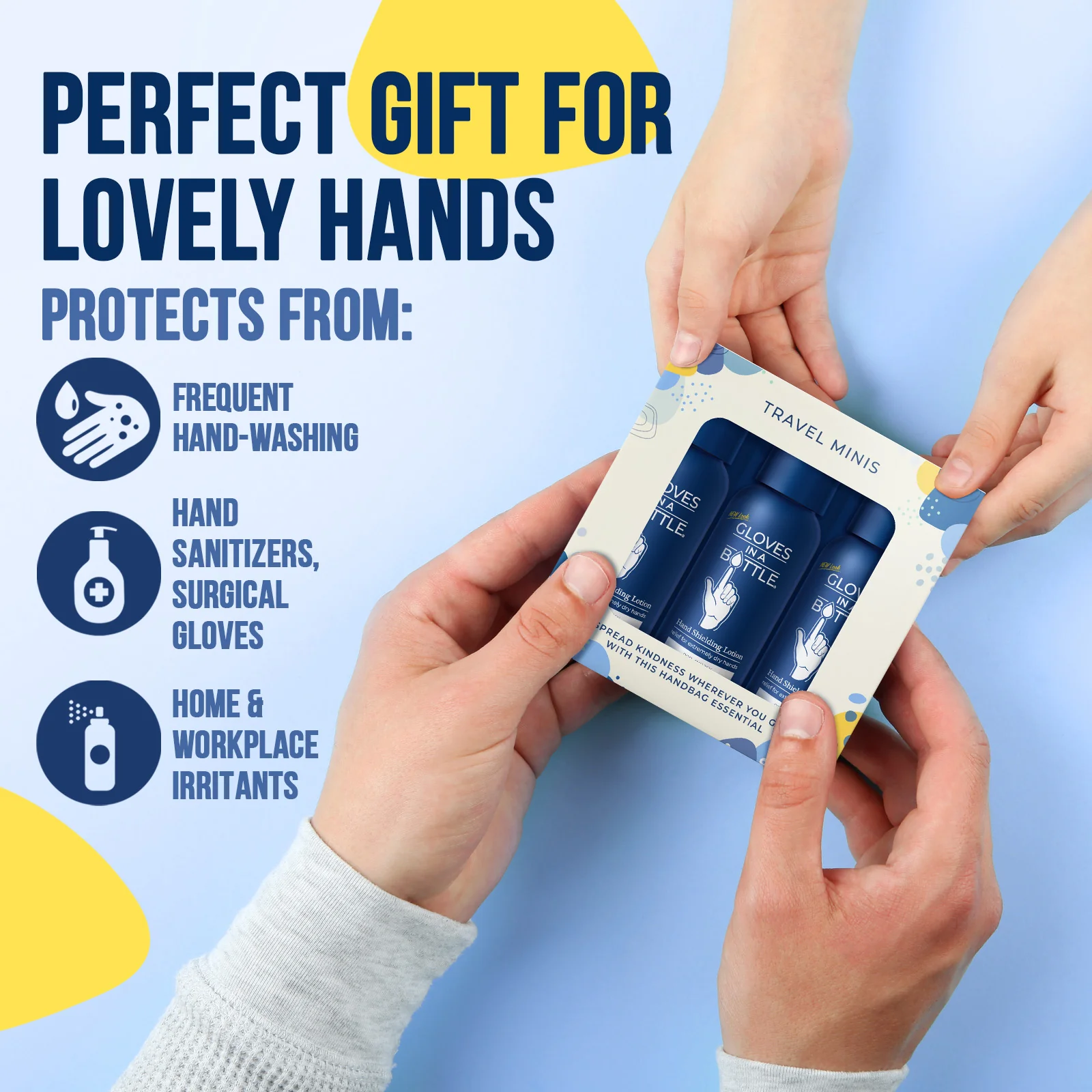 Gloves In A Bottle "Travel Minis"  - 3x2oz Gift Pack (3 Sets) - Image 5